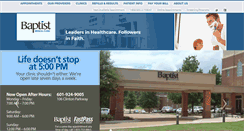 Desktop Screenshot of baptistmedicalclinic.org